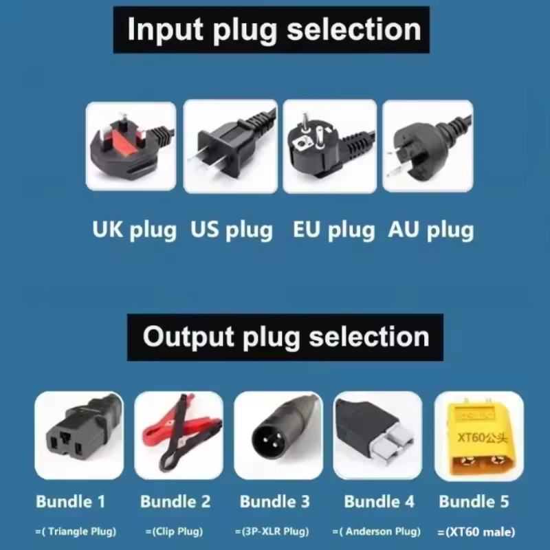 84V 20A Smart Charger - 72V 2-8A 2-9.5A 2-15A 2-20A Alüminyum