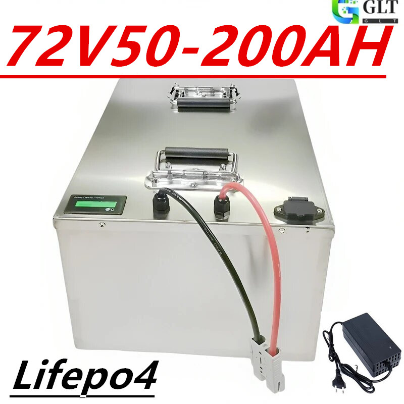 72V 40Ah Lifepo4 Battery Pack - 72V Lifepo4 Pil Paketi 50Ah100Ah/120Ah/150Ah/200Ah Bluetooth
