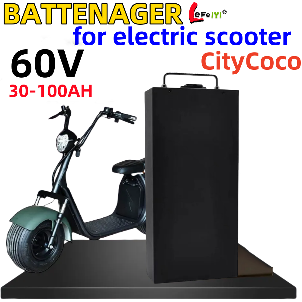 60V 50Ah Electric Scooter Battery - Harley Citycoco 60 v 100Ah Elektrikli