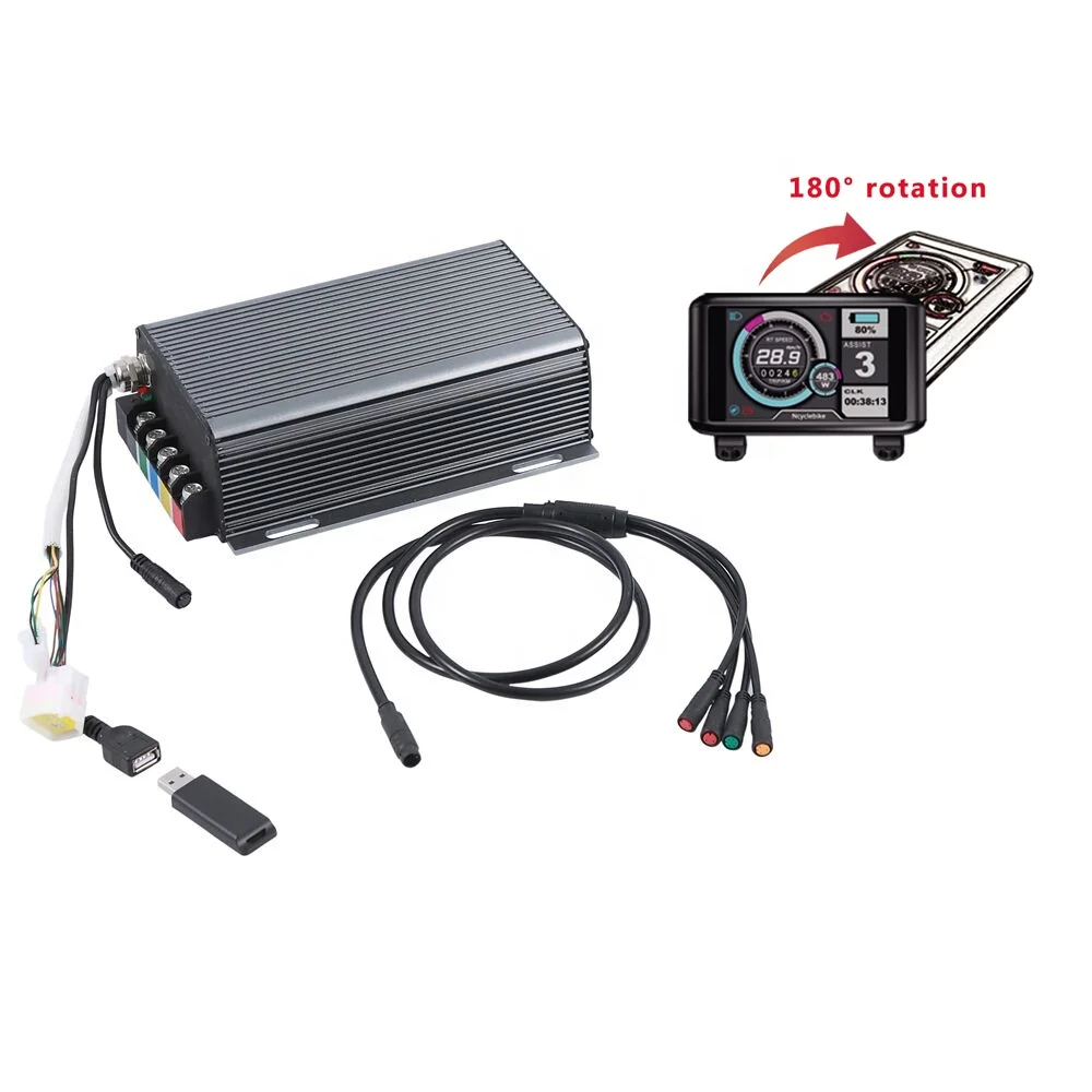 Ebike 48v 72v QS V3 5000w Moto - 72V 100A Sabvoton Controller incelemesi ve fiyatı