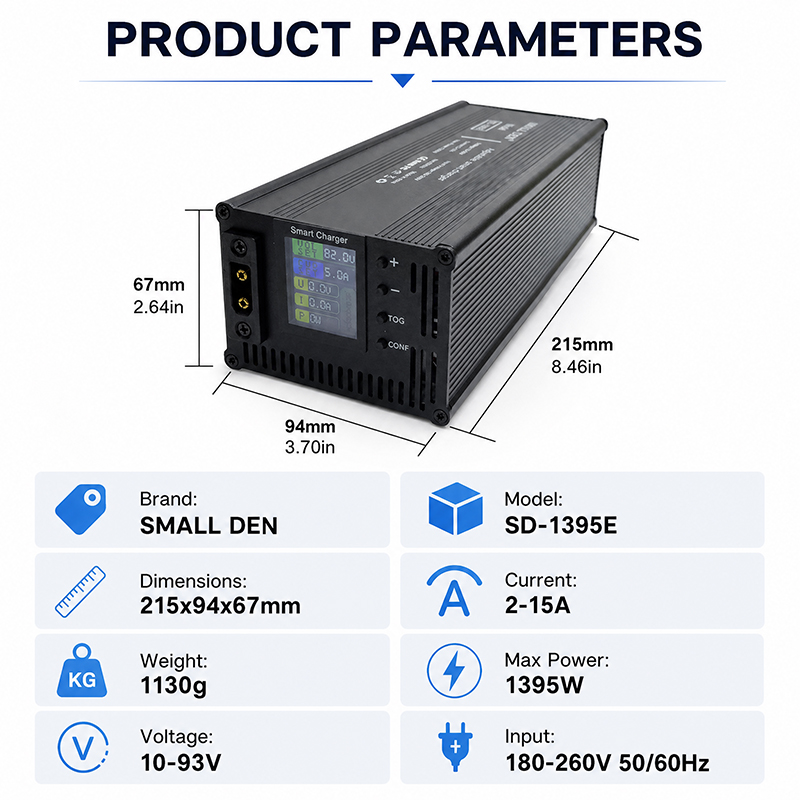 54.6V 67.2V 84V 5A 8A 10A 12A  - 84V 20A Smart Charger incelemesi ve fiyatı