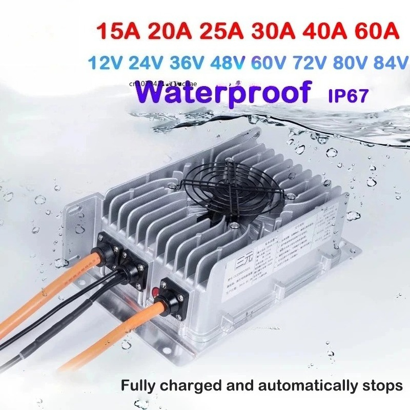 24V 48V 60V 72V 80V 84V 100.8V - 72V 15A Fast Charger incelemesi ve fiyatı