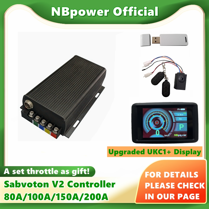 Sabvoton V2 72V 200A/150A/100A - 72V 100A Sabvoton Controller incelemesi ve fiyatı