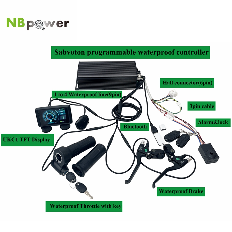 Programlanabilir Sabvoton SVMC - 72V 100A Sabvoton Controller incelemesi ve fiyatı