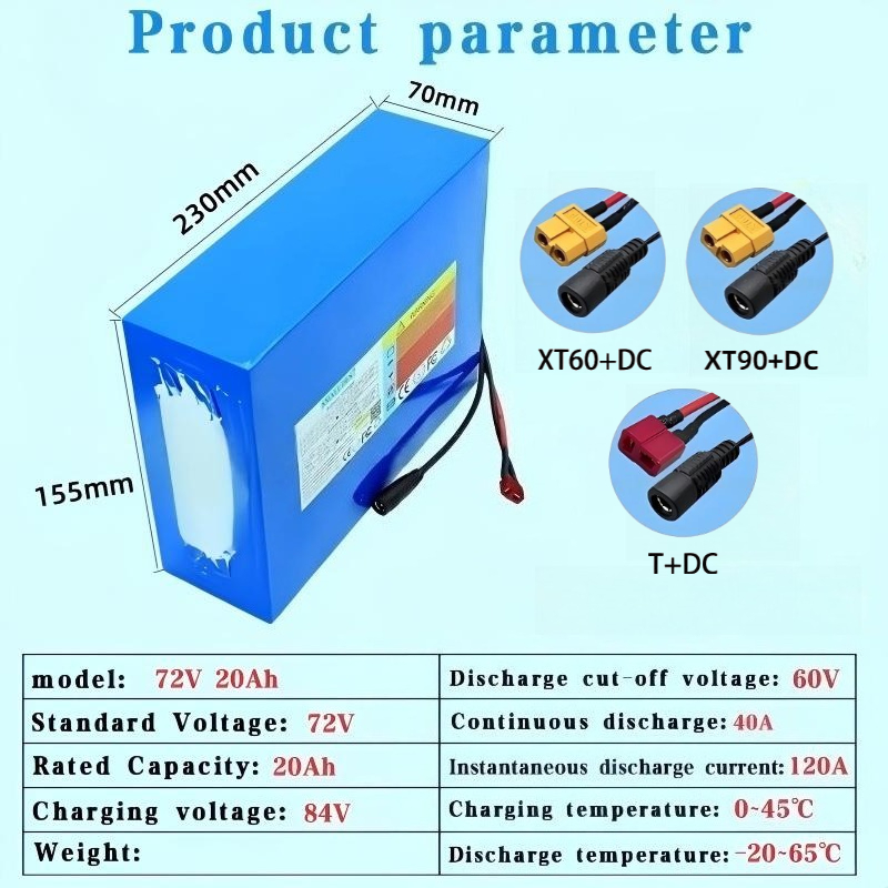 21700 72V Lityum Pil Paketi 20 - 72V 40Ah Lifepo4 Battery Pack incelemesi ve fiyatı