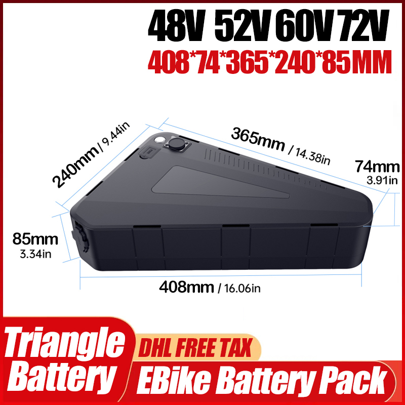 Elektrikli Bisiklet 36v 48v 52 - 72V 50Ah 21700 Lithium Battery incelemesi ve fiyatı