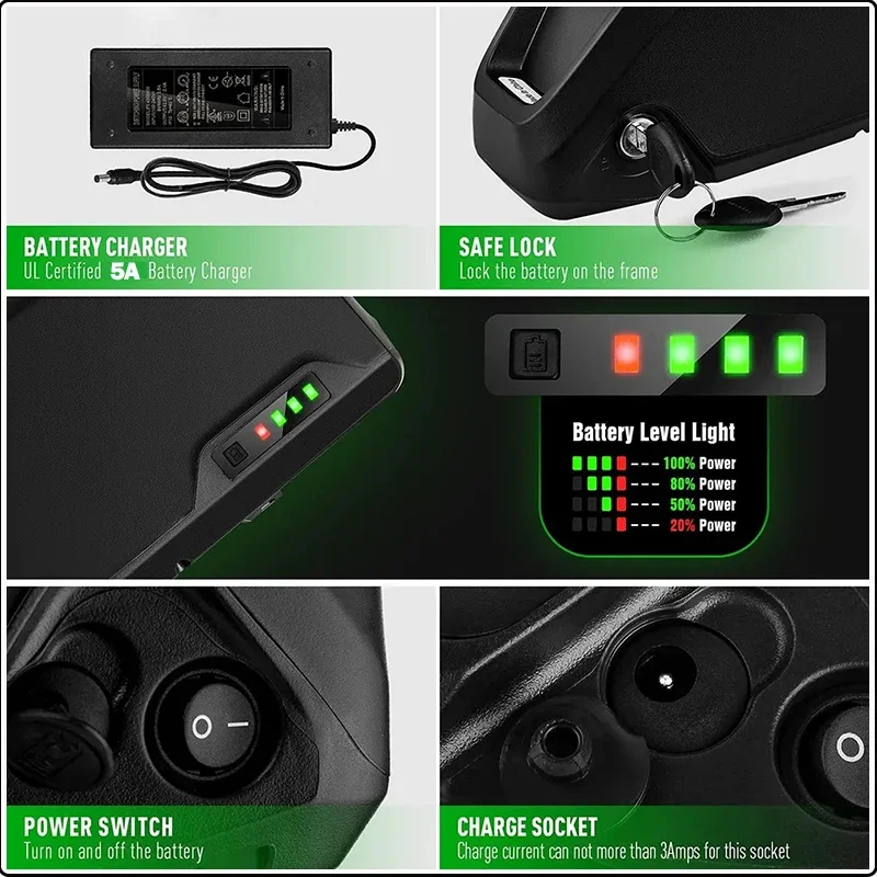 E Bisiklet Hailong chamrider p - 72V 50Ah 21700 Lithium Battery incelemesi ve fiyatı