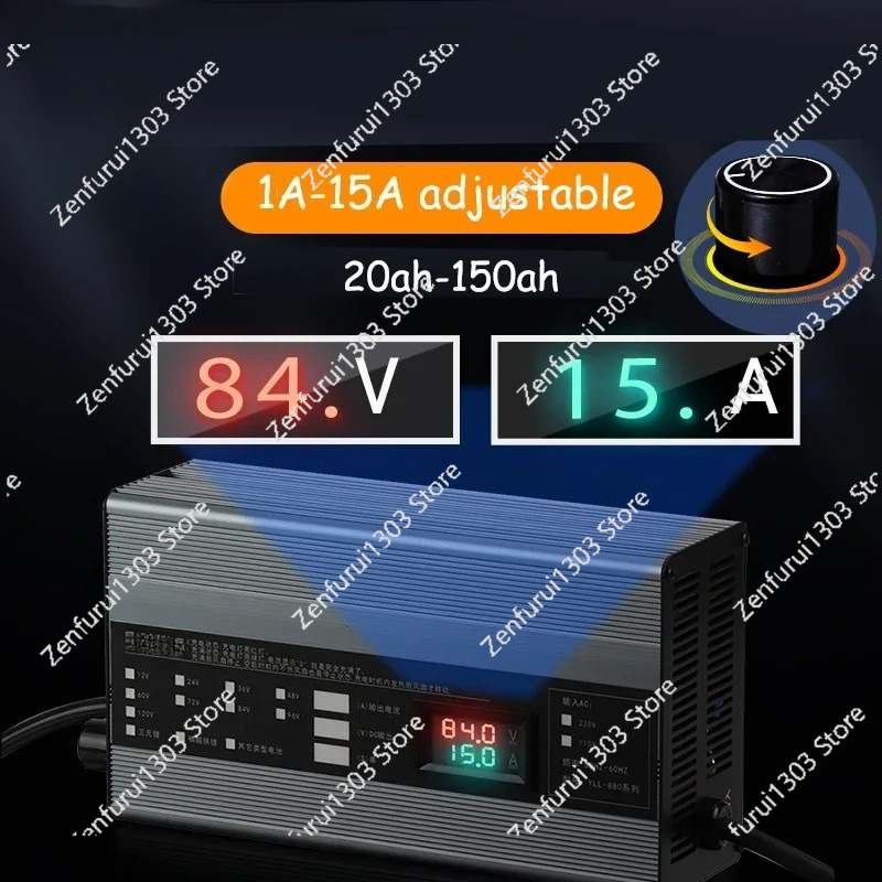 1A - 15A 36V 48V 58.4V 72V 60V - 72V 15A Fast Charger incelemesi ve fiyatı